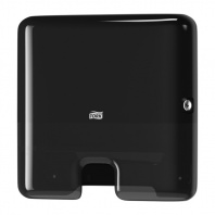 Диспенсер для бумажных полотенец листовых Tork мини Interfold, черный 552108 Диспенсер для бумажных полотенец листовых Tork мини Interfold, черный 552108