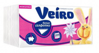 Салфетки бумажные 24х24см.,1сл., белые, 1/4--сложение Veiro Professional Premium, 27пач*200лст. N301 Салфетки бумажные 24х24см.,1сл., белые, 1/4--сложение Veiro Professional Premium, 27пач*200лст. N301