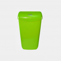 Корзина для мусора 23л., LIME подвесная с держателем мешка зеленая, 974234/ 03681