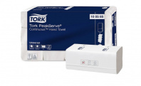Полотенца бумажные 1сл.,листовые с непрерывной подачей, Tork PeakServe, 410лст*12пач. 100585 Полотенца бумажные 1сл.,листовые с непрерывной подачей, Tork PeakServe, 410лст*12пач. 100585