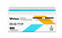 Полотенца бумажные 2сл., Veiro Home Professional,(Soft Pack) 210*216 мм., 20пач*132лст. KV32-132