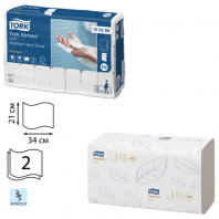 Полотенца бумажные 2сл., листовые Tork Xpress сложения Multifold 110лст* 21пач 100288 