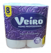 Туалетная бумага 3сл., Veiro Professional Home, 100% целл., 15 метров, (8х6 рул.) T319